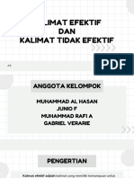 Kalimat Efektif Dan Kalimat Tidak Efektif