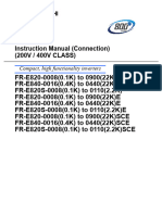 Mitsubishi FR E800 Connection Manual