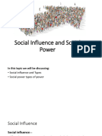Social Influence and Social Power 1