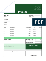 Invoice Format in Excel 05