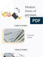 Modern forms of payment