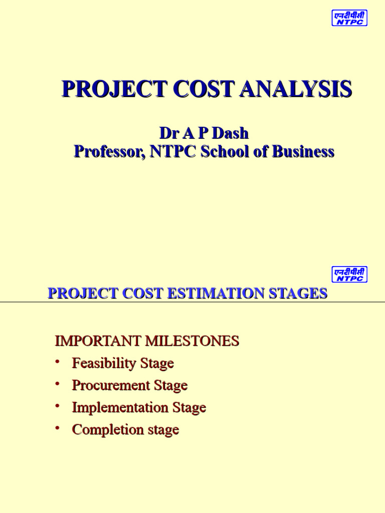 Project Cost Analysis | PDF | Debt | Interest