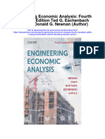 Engineering Economic Analysis Fourth Canadian Edition Ted G Eschenbach Author Donald G Newnan Author Full Chapter