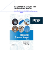 Engineering Economic Analysis 14Th Edition Donald G Newnan Full Chapter