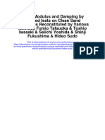 Shear Modulus and Damping by Drained Tests On Clean Sand Specimens Reconstituted by Various Methods Fumio Tatsuoka Toshio Iwasaki Seiichi Yoshida Shinji Fukushima Hideo Sudo All Chapter