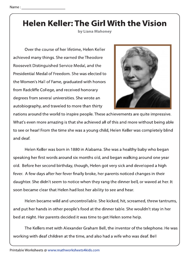 Helen Keller | PDF