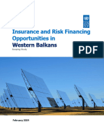 Osiguranje I Mogućnosti Finansiranja Rizika Na Zapadnom Balkanu