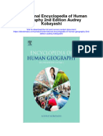 International Encyclopedia of Human Geography 2Nd Edition Audrey Kobayashi Full Chapter