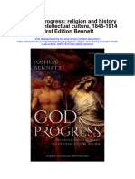 God and Progress Religion and History in British Intellectual Culture 1845 1914 First Edition Bennett Full Chapter