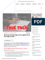 trắc nghiệm thuế tndn