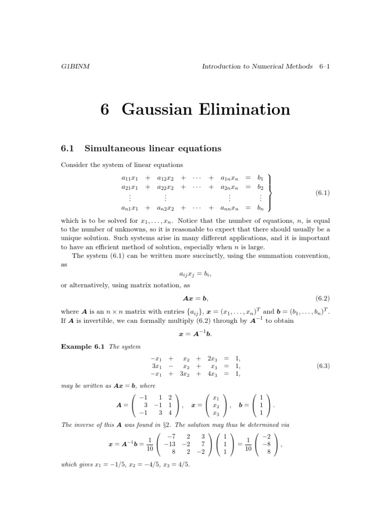 All Abt Gaussian | PDF | Matrix (Mathematics) | Numerical Analysis