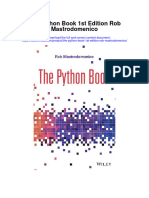 Download The Python Book 1St Edition Rob Mastrodomenico full chapter