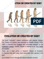 Unit 1 (Evolution or Created by God)