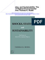Shocks States and Sustainability The Origins of Radical Environmental Reforms Thomas K Rudel All Chapter