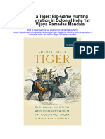 Secdocument - 268download Shooting A Tiger Big Game Hunting and Conservation in Colonial India 1St Edition Vijaya Ramadas Mandala All Chapter