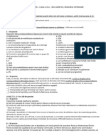 TEST DE EVALUARE IXA, C - Bolile Genetice, Regnurile Inferioare