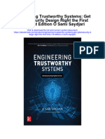 Download Engineering Trustworthy Systems Get Cybersecurity Design Right The First Time 1St Edition O Sami Saydjari full chapter