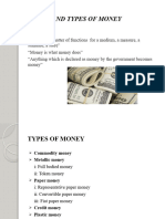 Money and Kinds of Money