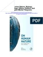 On Human Nature Biology Psychology Ethics Politics and Religion Michel Tibayrenc Full Chapter