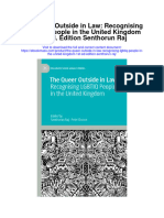 Download The Queer Outside In Law Recognising Lgbtiq People In The United Kingdom 1St Ed Edition Senthorun Raj full chapter