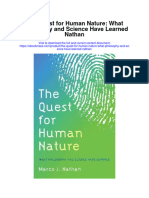 The Quest For Human Nature What Philosophy and Science Have Learned Nathan Full Chapter