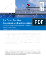 Discussion Paper - Just Energy Transition - Governance Needs and Implications - Final