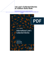 International Laws Collected Stories 1St Ed Edition Sofia Stolk Full Chapter