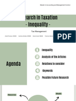 Tax Management - Inequality