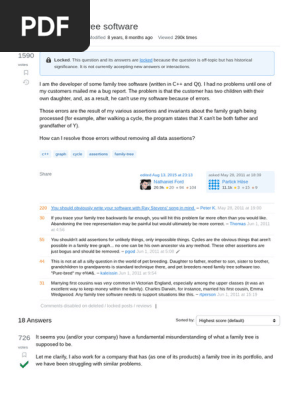 c++ - Cycles in family tree software - Stack Overflow