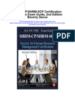 SHRM CP SHRM SCP Certification All in One Exam Guide 2Nd Edition Beverly Dance All Chapter
