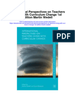 Download International Perspectives On Teachers Living With Curriculum Change 1St Edition Martin Wedell full chapter