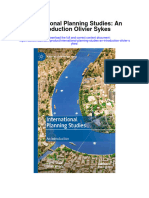 International Planning Studies An Introduction Olivier Sykes Full Chapter