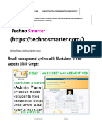 Usman - Result Management System With Marksheet - PHP
