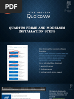 Installation Guide Quartus Prime Lite & ModelSim Intel FPGA Edition ...