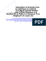 Enhanced Adsorption of Bromate From Aqueous Solutions On Ordered Mesoporous MG Al Layered Double Hydroxides Ldhs Huashun Ji Wenhao Wu Feihu Li Xiaoxue Yu Jingjing Fu Luyao Jia Full Chapter