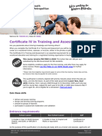 TAE40116 Certificate IV in Training and Assessment