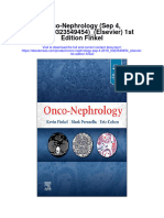 Onco Nephrology Sep 4 2019 - 0323549454 - Elsevier 1St Edition Finkel Full Chapter