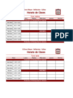 Horario de Clases Estudiantes