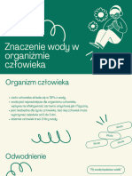 Znaczenie Wody W Organizmie Człowieka