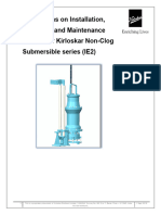 Kirloskar Pump Manual