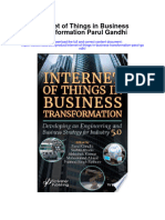Download Internet Of Things In Business Transformation Parul Gandhi full chapter