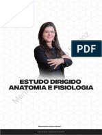 Estudo Dirigido - Anatomia introdução e sistema tegumentar