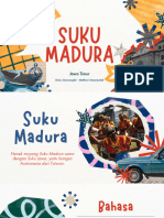 Geografi Unsur Kebudayaan Suku Madura
