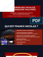 Support Pedagogique 7 Erreurs Fatales Des Vendeurs Pauvres Franck Nicolas