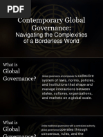 Contemporary Global Governance