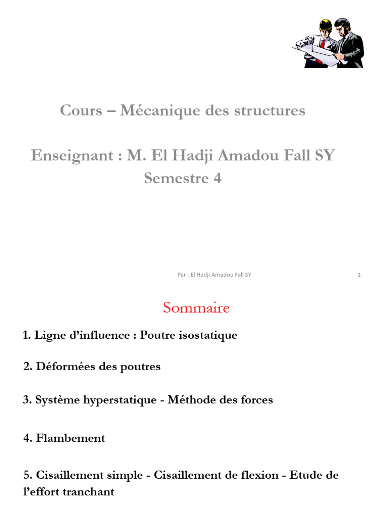 Guide BEM 2024 : Mécanique des structures | PDF | Flexion (matériau ...