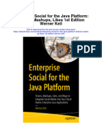 Download Enterprise Social For The Java Platform Shares Mashups Likes 1St Edition Werner Keil full chapter