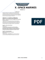 Codex: Space Marines: Mises À Jour & Errata