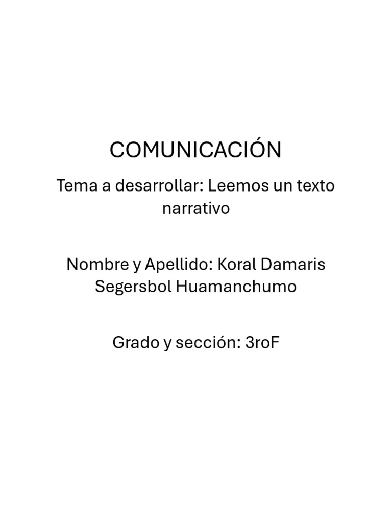 Comunicación Pdf