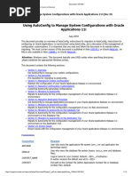 Using AutoConfig To Manage System Configurations With Oracle Applications 11i (Doc ID 165195.1)